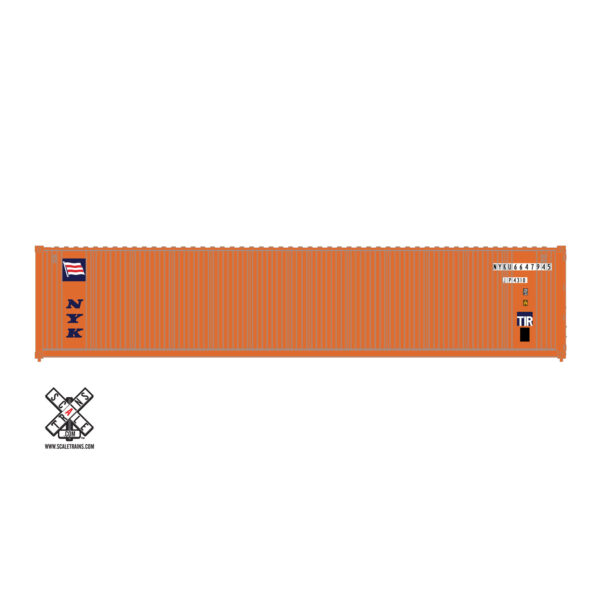 Scale Trains HO 40’ Square Corrugation Container NYK