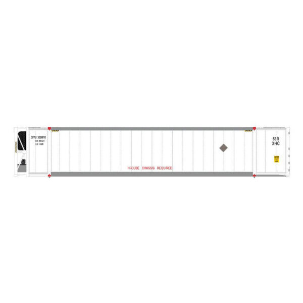 Scale Trains N 53' CIMC Reefer Container Canadian Pacific 3 Pack