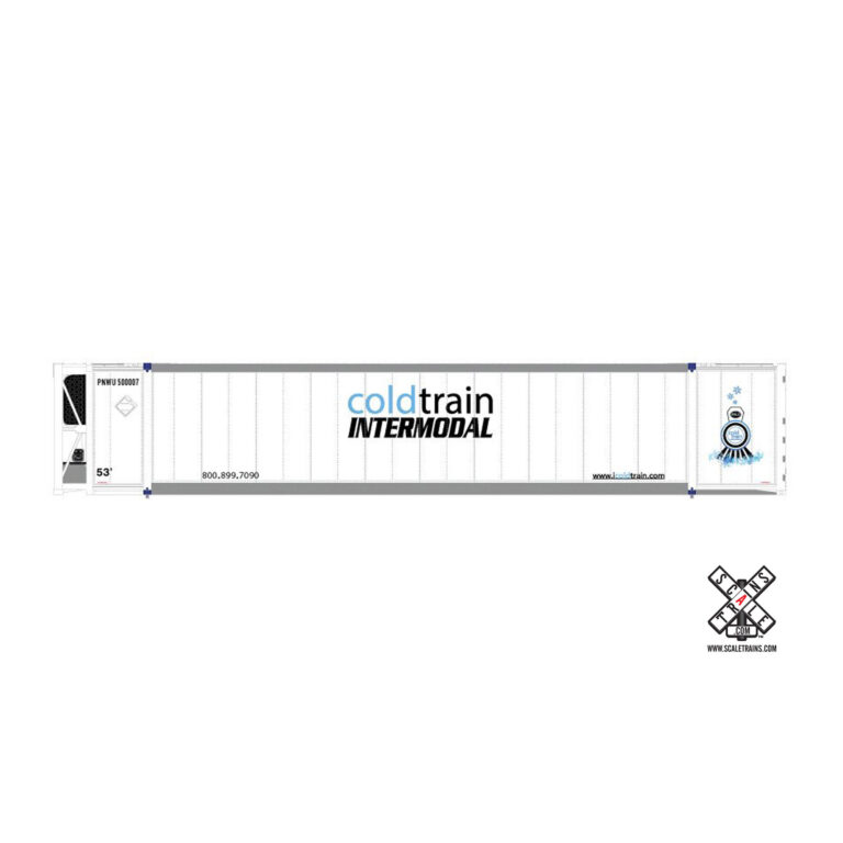 Scale Trains N 53' CIMC Reefer Container Cold Train Express 3 Pack