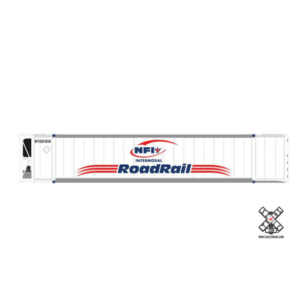 Scale Trains N 53' CIMC Reefer Container NFI "Roadrail" 3 Pack