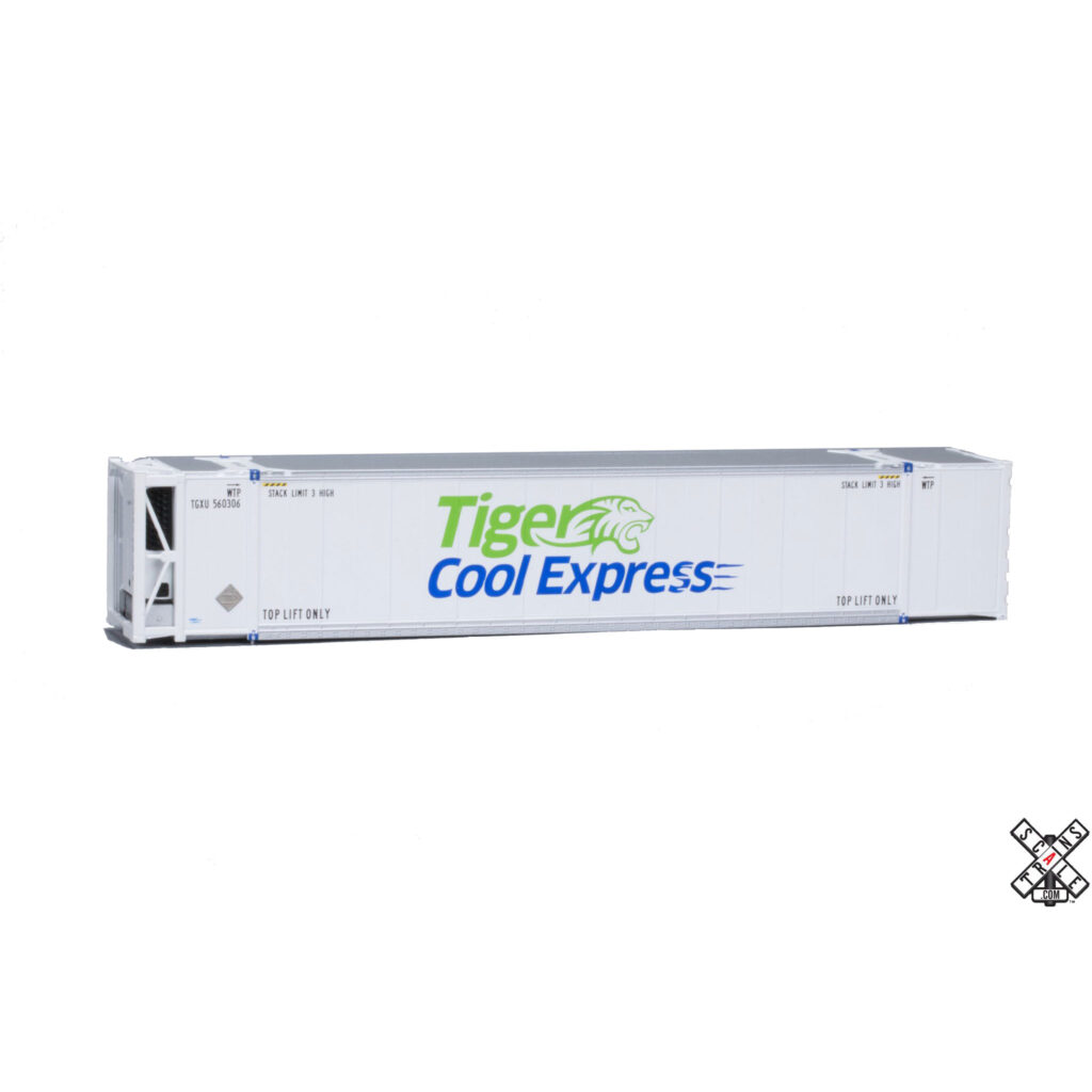 Scale Trains N 53' CIMC Reefer Container Tiger Cool Express Single