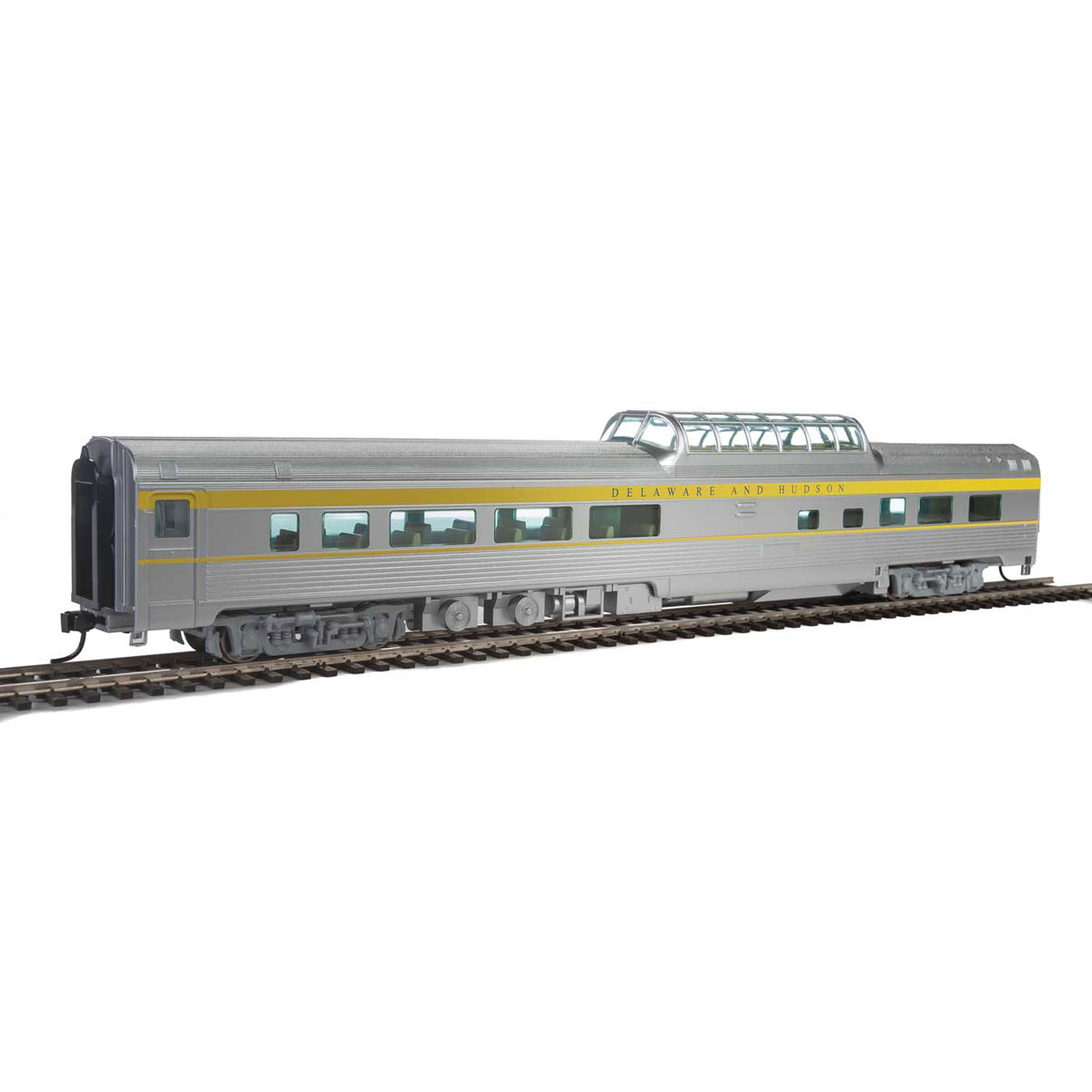 Walthers Mainline HO 85' Budd Dome Coach Delaware & Hudson Spring