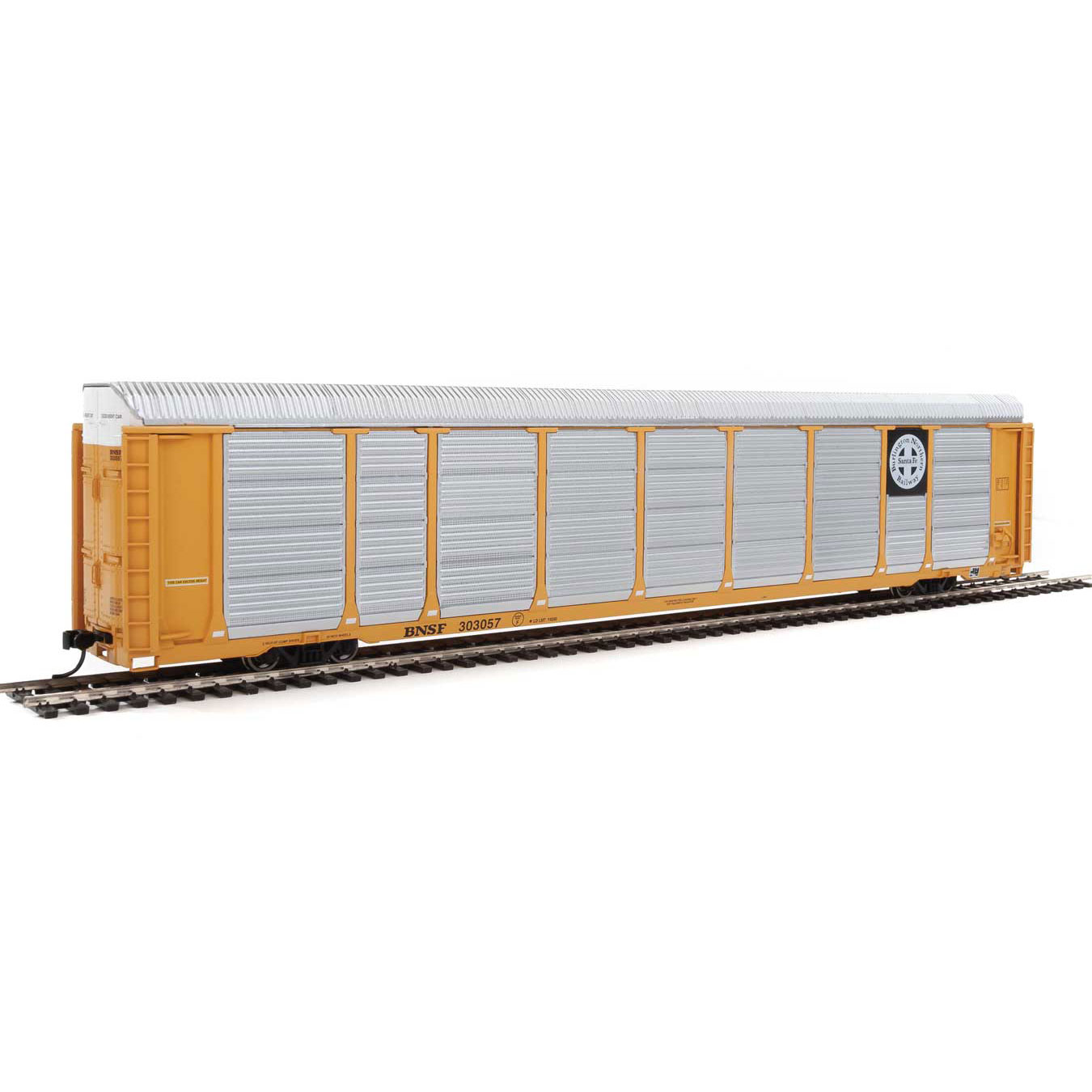 Walthers Proto HO Scale 89' BiLevel Auto Carrier Burlington Northern