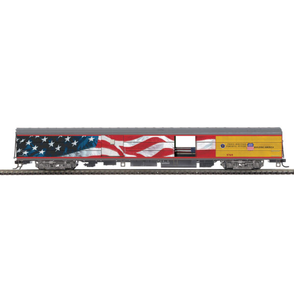 MTH HO Smooth Side Baggage Car Union Pacific "George Bush Funeral Car"