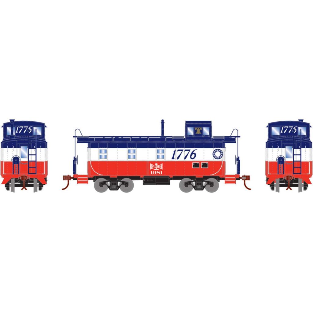 Athearn Roundhouse HO Cupola Caboose Bessemer & Lake Erie "Bicentennial" Spring Creek Model Trains