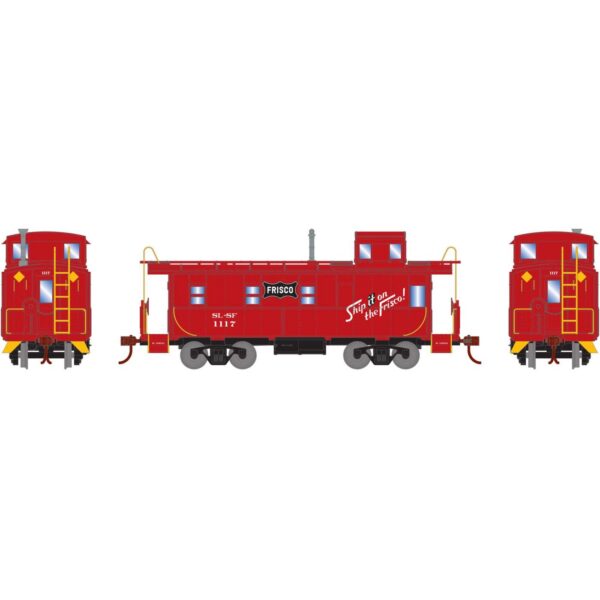 Athearn Roundhouse HO Cupola Caboose Frisco "Red"