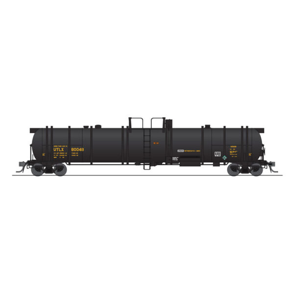 Broadway Limited HO Cryogenic Tank Car UTLX "Black"