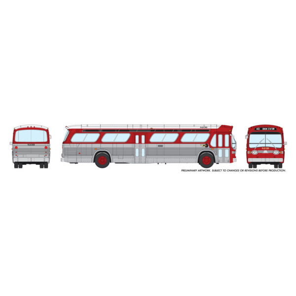 Rapido HO "Fishbowl" Bus Denver Tramways "40 Union Station" #8109