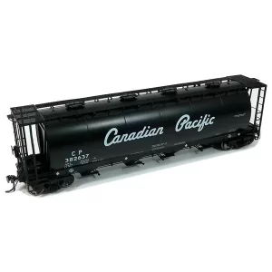 Rapido HO 3800 Cubic Foot Cylindrical Hopper Canadian Pacific "Script Logo"