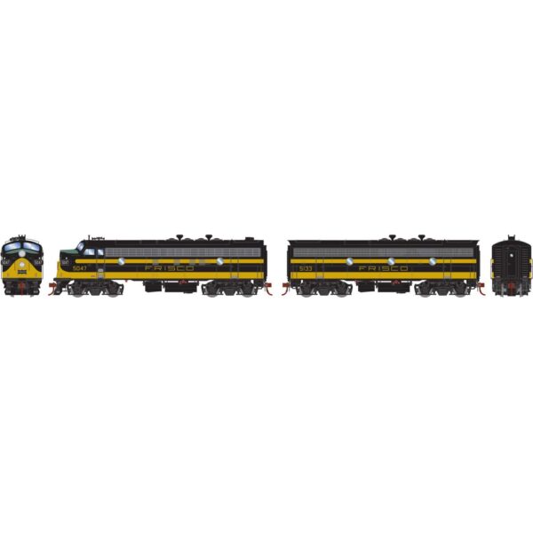 Athearn Genesis HO FP7A & F9B Frisco "Black"