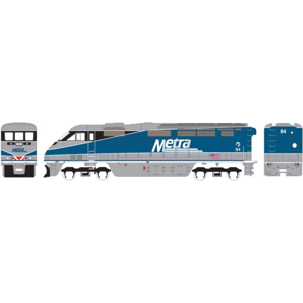 Athearn N F59PHI Metra