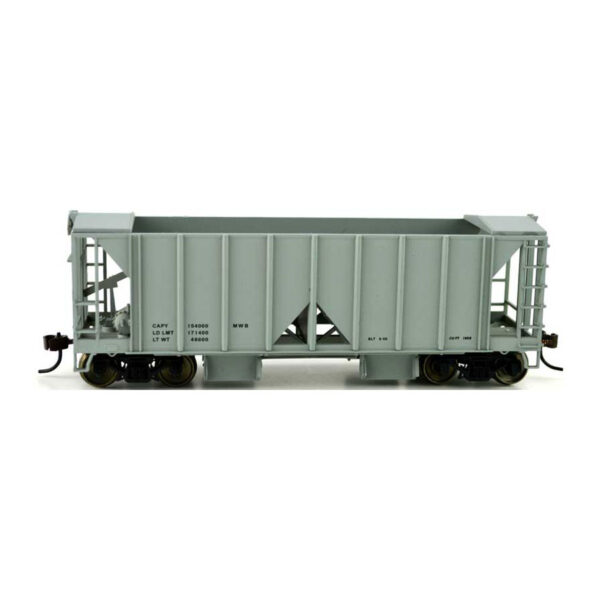 English's Model Railroad HO Kit 70 Ton 2 Bay Ballast Hopper Data Only "Open Sides"