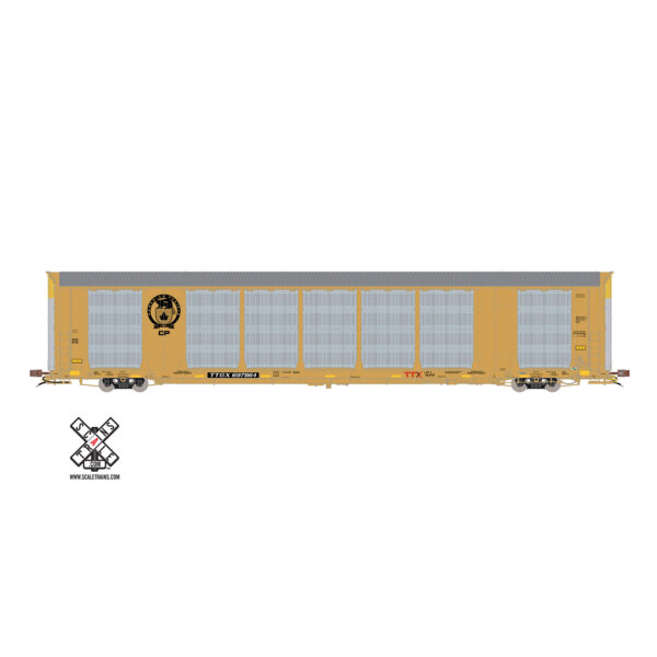Scale Trains HO Rivet Counter Gunderson Multi-Max Autorack Canadian Pacific "Beaver TTGX" - Image 2