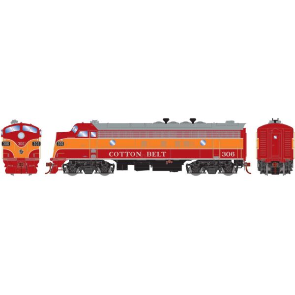 Athearn Genesis HO FP7A Cotton Belt w/ DCC & Sound - Image 2
