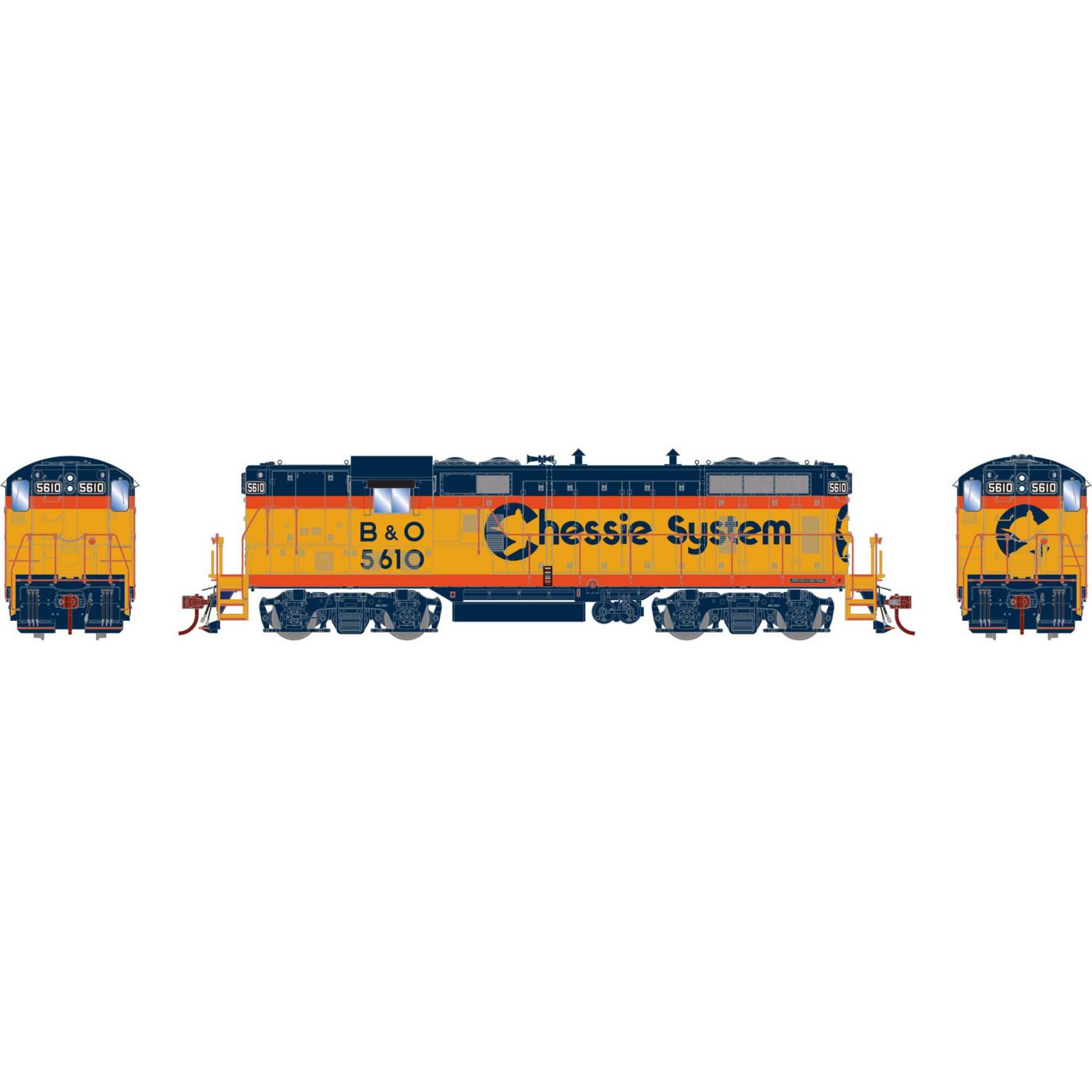 Athearn Genesis HO GP7 Chessie System - Spring Creek Model Trains