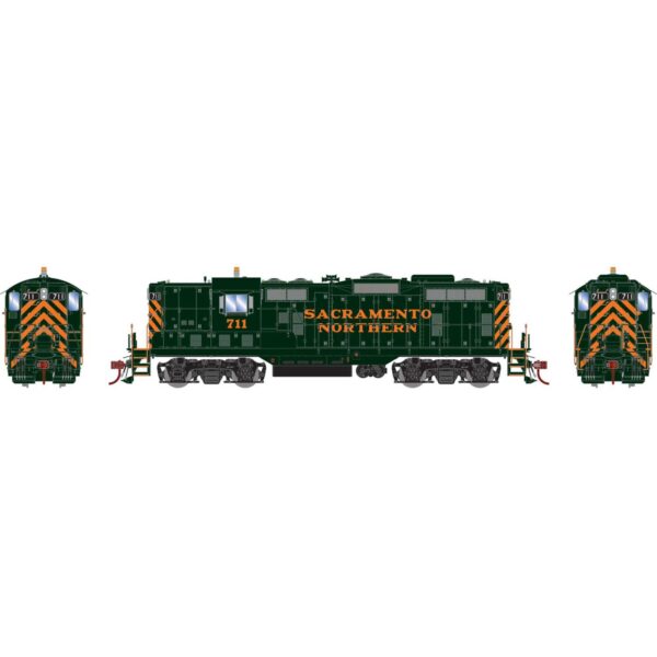 Athearn Genesis HO GP7 Sacramento Northern w/ DCC & Sound