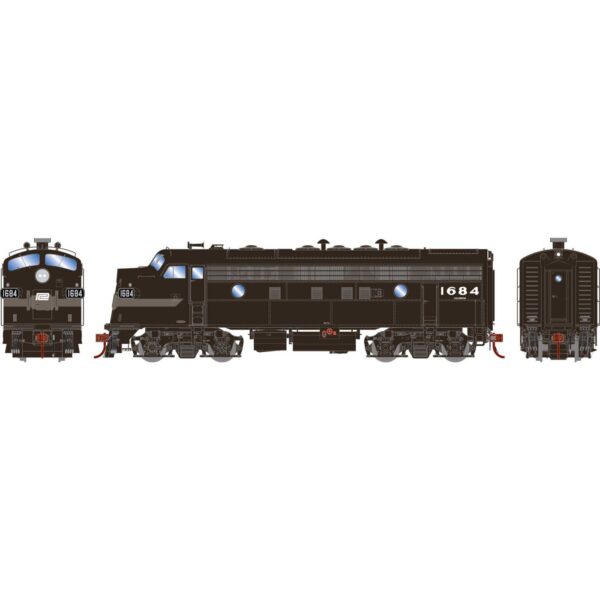Athearn Genesis HO F7A Penn Central "ex NYC" w/ DCC & Sound