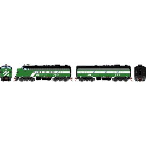 Athearn Genesis HO F9A&F7B Set Burlington Northern "Hockey Stick" w/ DCC & Sound