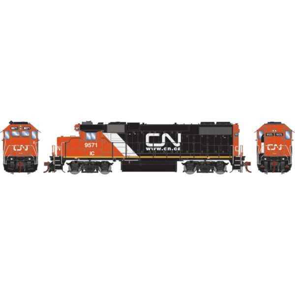 Athearn Genesis HO GP38-2 Canadian National "IC, Website" w/ DCC & Sound - Image 2