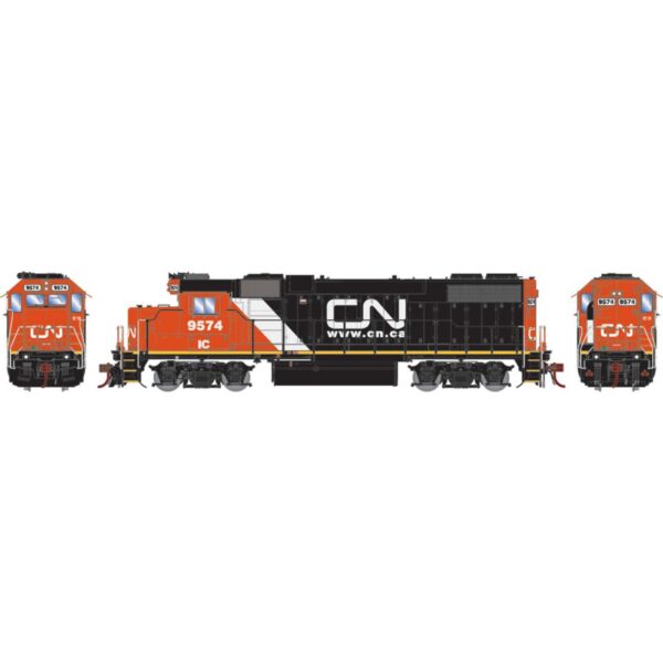 Athearn Genesis HO GP38-2 Canadian National "IC, Website" w/ DCC & Sound - Image 3