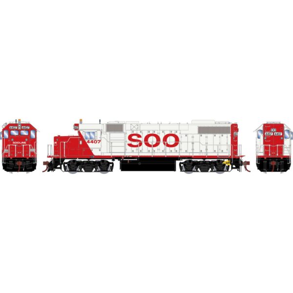 Athearn Genesis HO GP38-2 Soo Line "Red Soo" - Image 3