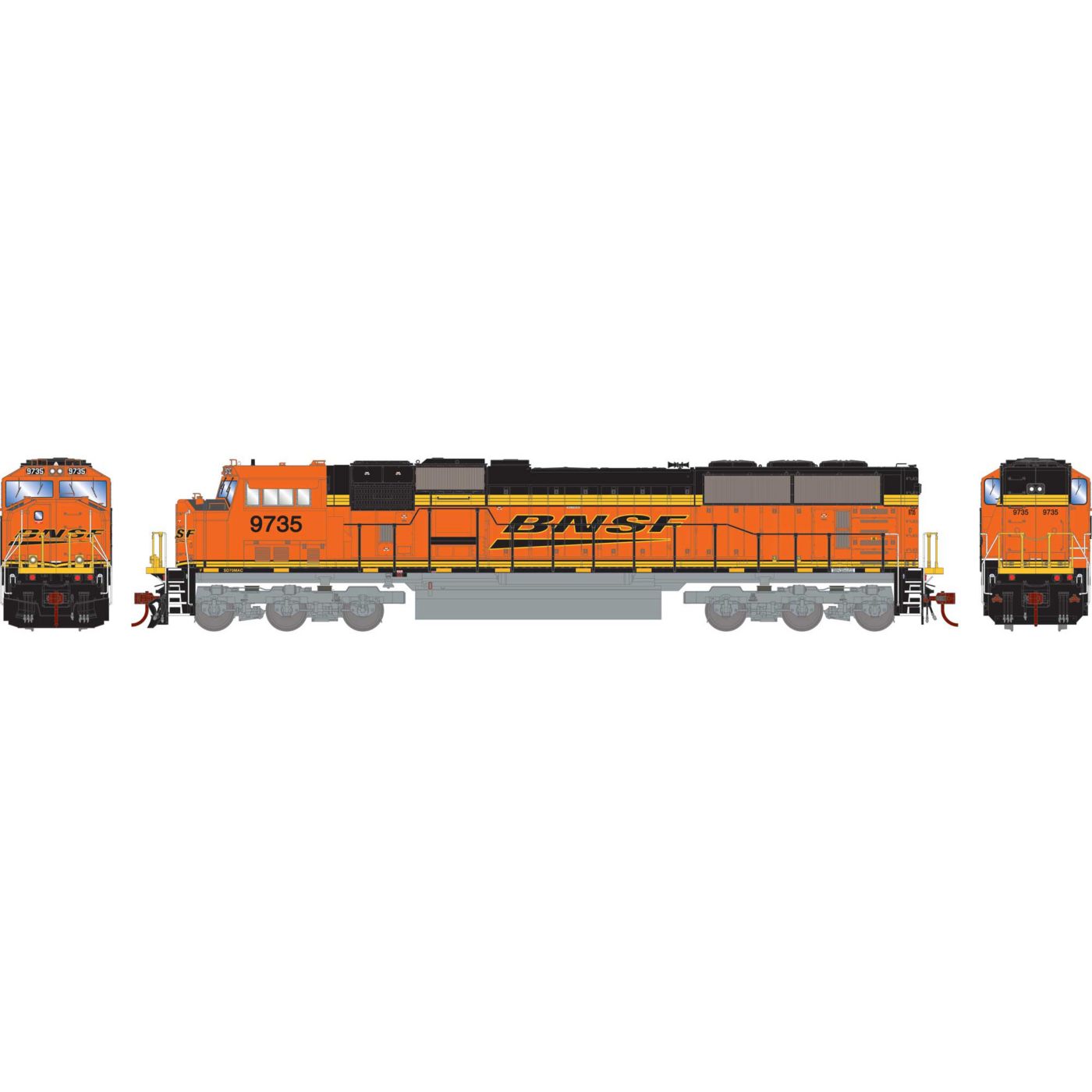 Athearn Genesis HO SD70MAC BNSF 