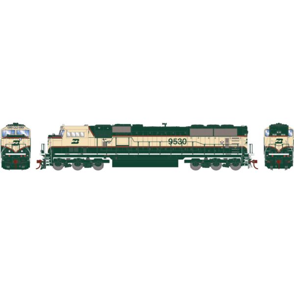 Athearn Genesis HO SD70MAC Burlington Northern