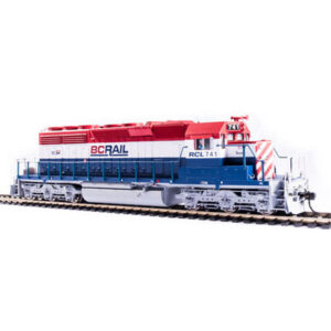 Broadway Limited Paragon 4 HO SD40-2 British Columbia Railway "Red, White, & Blue Scheme" w/ DCC & Sound