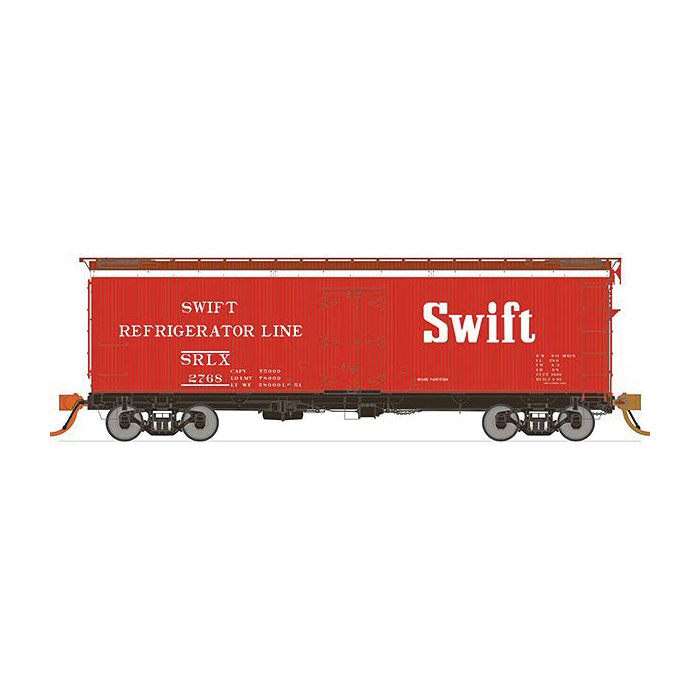 Rapido HO 37' General American Meat Reefer Swift "Red"