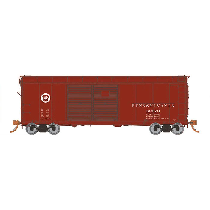 Rapido HO 40' PRR X31A Double Door Box Car Pennsylvania "Circle Keystone"