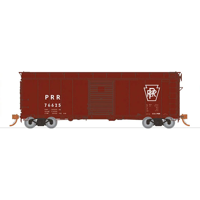 Rapido HO 40' PRR X31A Single Door Box Car Pennsylvania "Plain Keystone"