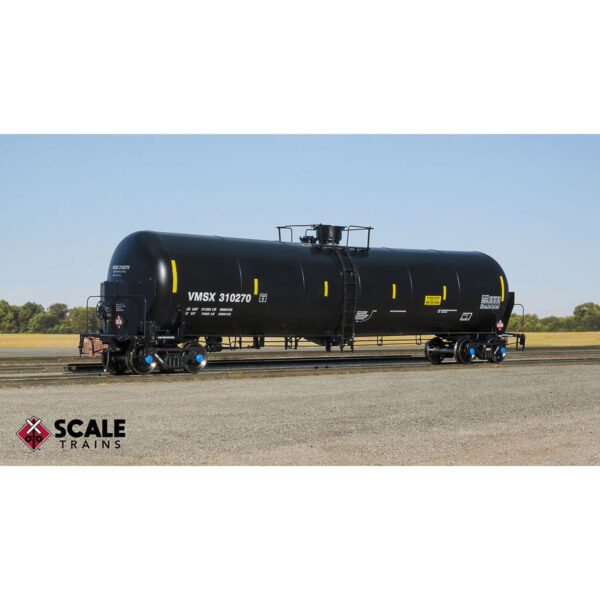 Scale Trains HO Rivet Counter TrinityRail 31K Crude Oil Tank Car Valero "VMSX, Crude Oil Placard"