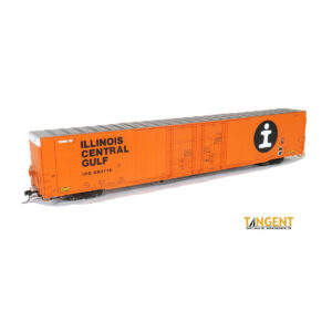 Tangent HO 86' Greenville High Cube Box Car Illinois Central Gulf "Original 1977"