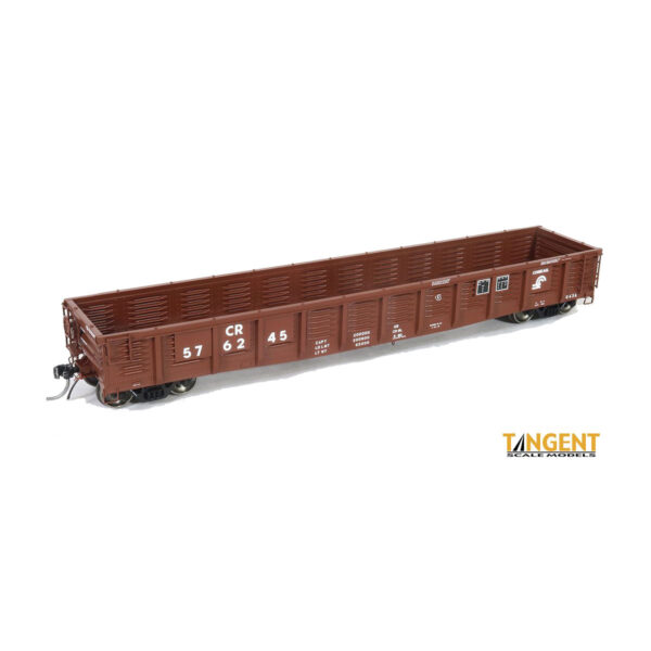 Tangent HO PRR & PC Shops G43 Class Corrugated Side Gondola Conrail "G43A Repaint 1980"