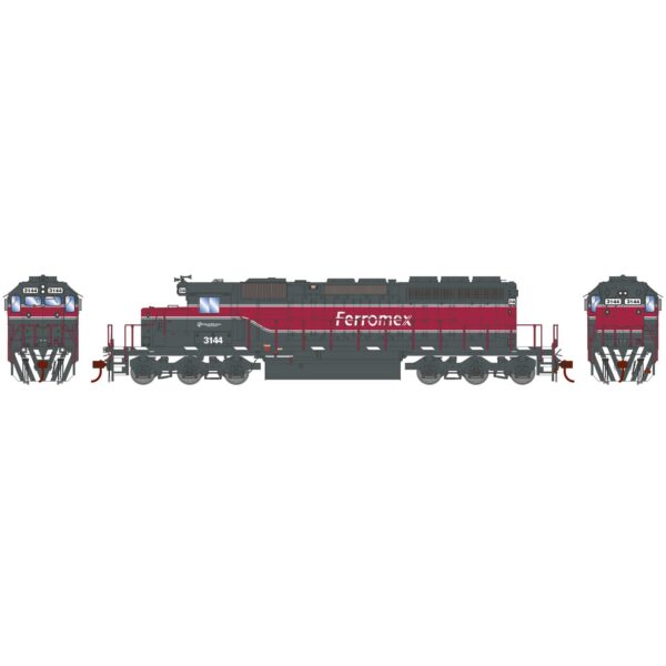 Athearn HO SD40-2 Ferromex "Red & Gray" w/ DCC & Sound - Image 3