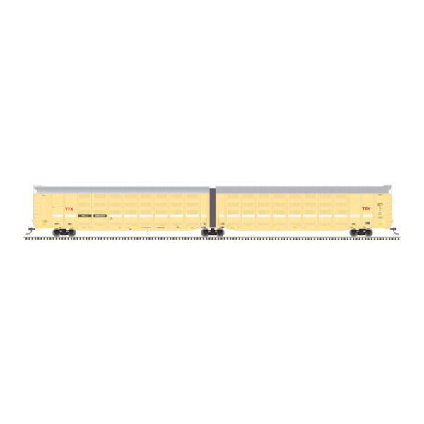 Atlas HO Thrall Articulated Auto Rack Trailer Train TOAX "Faded w/ TTX Red Logo"