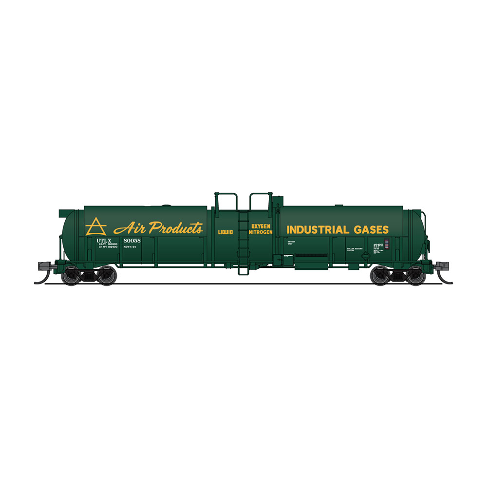 Broadway Limited N Cryogenic Tank Car Air Products "Green" Single