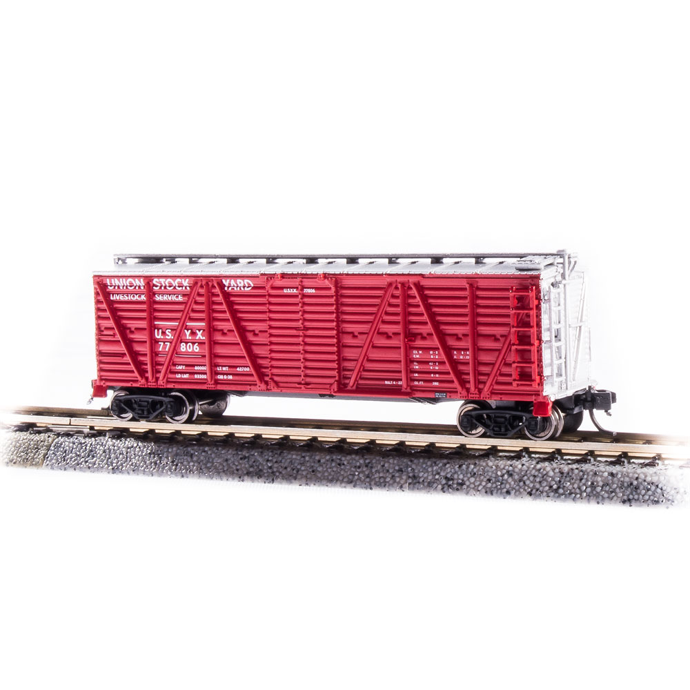 Broadway Limited N Stock Car Union Stock Yards w/ Hog Sounds