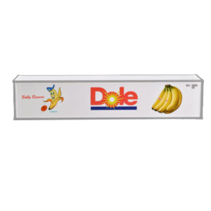 Con-Cor HO 40' Reefer Container Dole "Bobby Banana w/ Basketball" 2 Pack