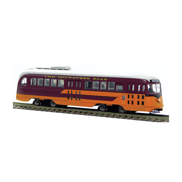 Con-Cor HO PCC Streetcar “Railbus” Milwaukee Road