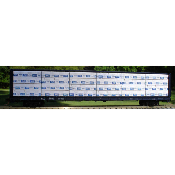 Columbus Trainmaster HO Scale Centerbeam Lumber Load Aspen Planers
