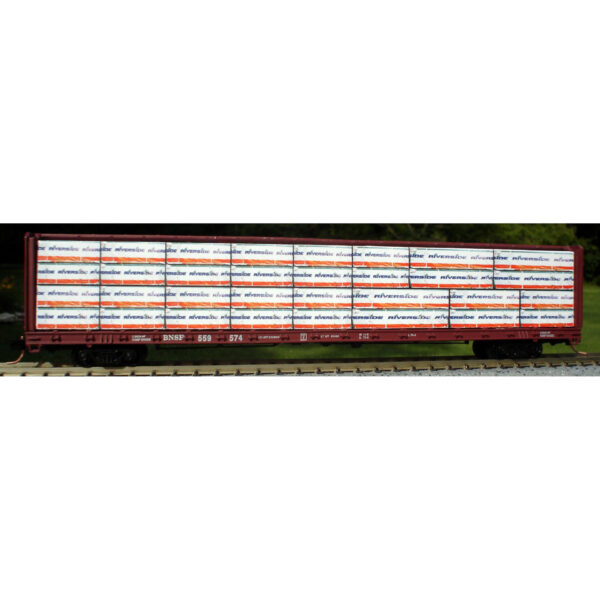 Columbus Trainmaster HO Scale Centerbeam Lumber Load Riverside "Version 1"