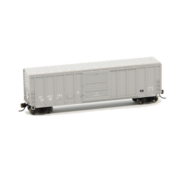 Fox Valley Models N PS 5344 Single-Door Box Car Illinois Central "Gray, No Logo"