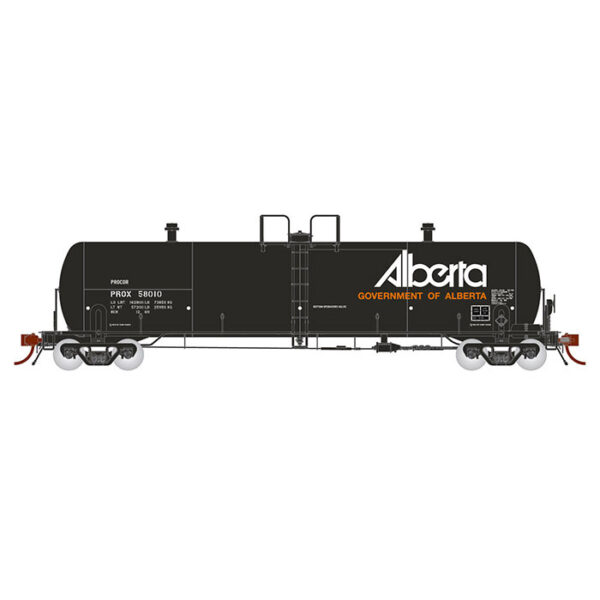 Rapido HO Procor 20,000 Gallon Tank Car Alberta PROX "Late"