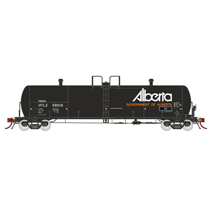 Rapido HO Procor 20,000 Gallon Tank Car Alberta UTLX "As Delivered"