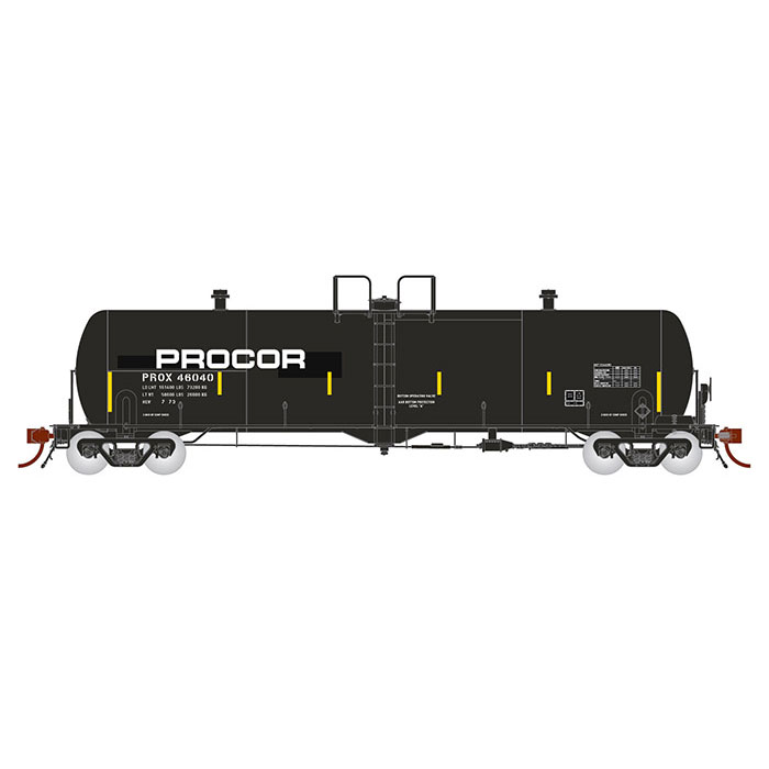 Rapido HO Procor 20,000 Gallon Tank Car PROX "Large Modern Logo"