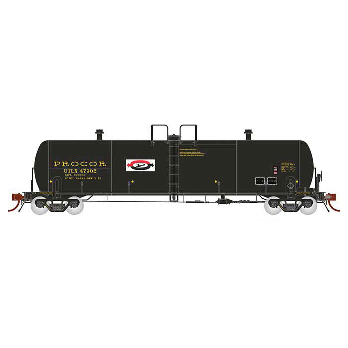 Rapido HO Procor 20,000 Gallon Tank Car UTLX "As Delivered, Split P Logo"