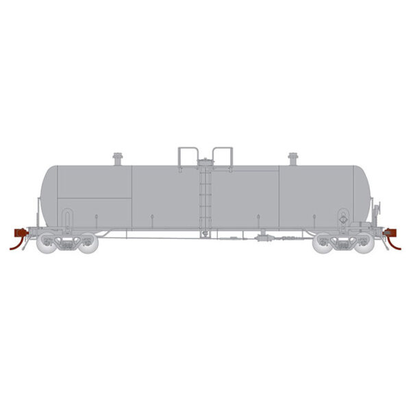 Rapido HO Procor 20,000 Gallon Tank Car Pinated, Unlettered - Early 70 Ton Style