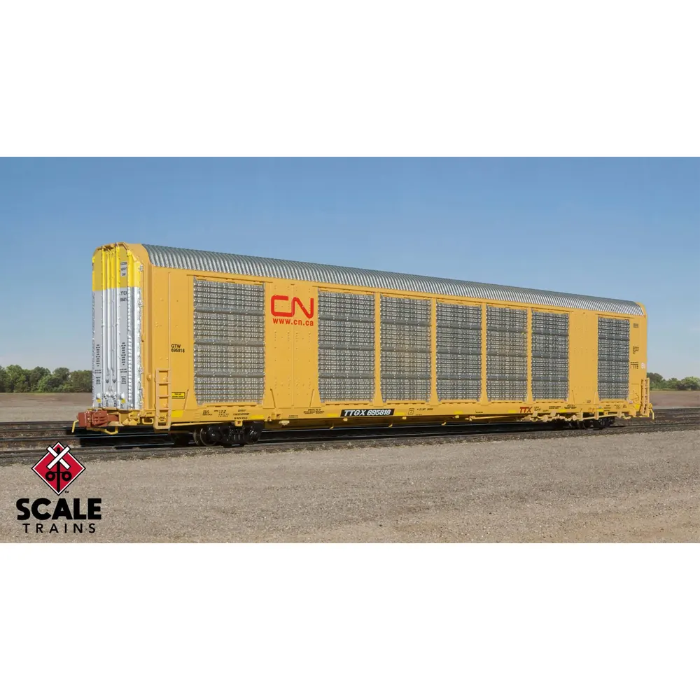 Scale Trains N Rivet Counter Gunderson Multi Max Autorack Canadian National "Red Logo TTGX"