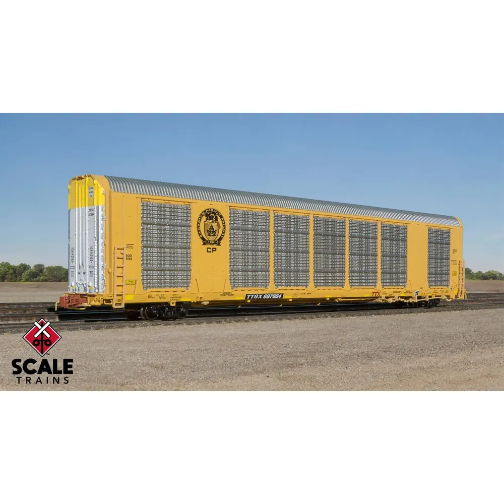 Scale Trains N Rivet Counter Gunderson Multi Max Autorack Canadian Pacific "Beaver, TTGX"